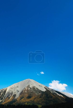 beautiful landscape with mountains and blue sky, Arthurs Pass, Southern Alps, New Zealand