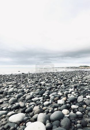 Foto de Hermosa vista de la costa del mar, Nueva Plymouth, Taranaki, Nueva Zelanda - Imagen libre de derechos