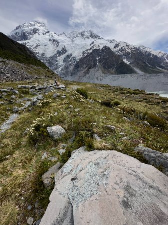 beautiful view of the mountains, Mt Sefton, Mt Sefton, Mt Cook National Park, South Island, New Zealand