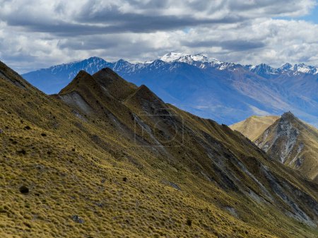 Photo for Beautiful view of mountain scenery, Roy's Peak Track, Wanaka, New Zealand - Royalty Free Image
