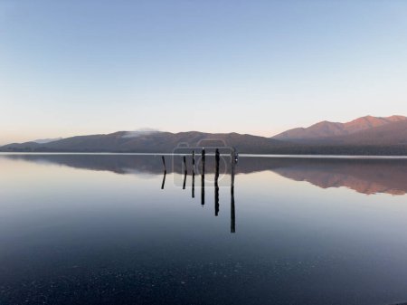 Photo for Beautiful view of the Lake Wanaka in the early morning, Fiordland National Park, South Island, New Zealand - Royalty Free Image