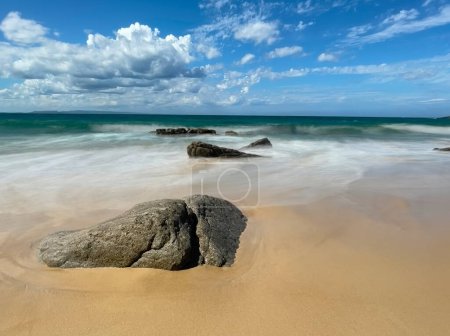 Schöne Aussicht auf die Meeresküste, Noosa Nationalpark, Queensland, Australien