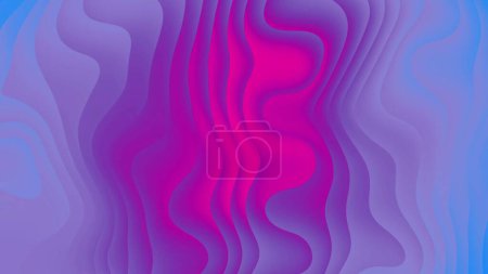 Beautiful design glowing wave line illustration background.