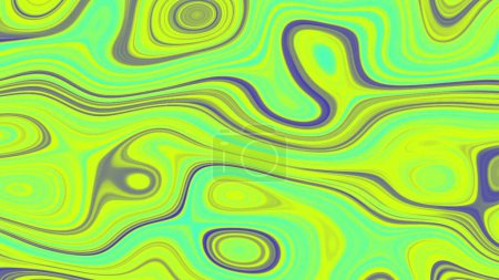 Téléchargez les photos : Lumineux néon abstrait vague colorée liquide lumineux spirale illustration fond. - en image libre de droit