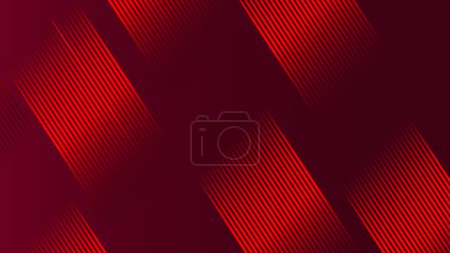 resplandor rojo color estado línea hermoso diseño ilustración fondo.