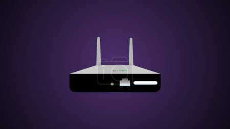 Photo for Wireless networking system Wi-Fi Reuters icon abstract design illustration background. - Royalty Free Image