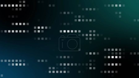 Photo for Colourful pixels dot bubble icon background. Abstract glowing technology background. - Royalty Free Image