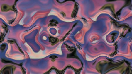 Téléchargez les photos : Abstract shiny liquid wavy colorful background. - en image libre de droit