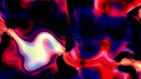Téléchargez les photos : Abstract 3d twisted liquid wavy colorful background. - en image libre de droit