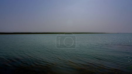 Photo for Blue water of Barwon River at Barwon Heads in Geelong, Australia - Royalty Free Image