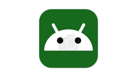 A green square icon with rounded corners featuring a simplified white Android robot head with two black eyes and two antennae.