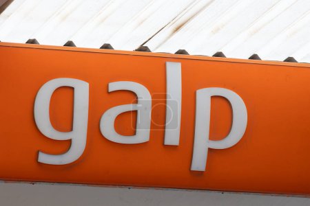 Photo for 27 november 2023, Lisbon, Portugal - gas station Galp sign - Royalty Free Image