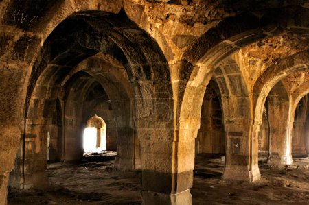 Photo for Interiors of janjira fort , Murud Janjira , District Raigad , Maharashtra , India - Royalty Free Image