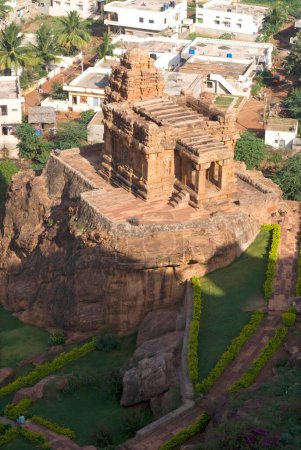 Mallegitti Shivalaya Temple in North Fort in Badami , Karnataka , India
