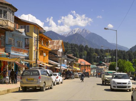 Photo for Market area, Pahalgam , Jammu and Kashmir , India - Royalty Free Image