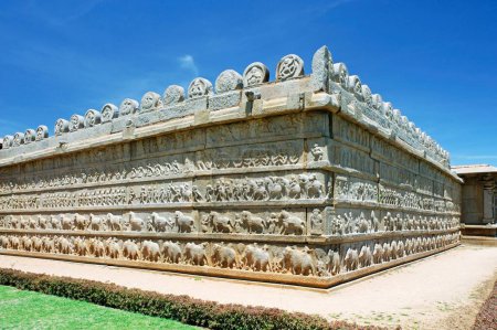 Téléchargez les photos : Temple Hazara Rama, Hampi, Vijayanagar, Dist Bellary, Karnataka, Inde Patrimoine mondial de l'UNESCO - en image libre de droit