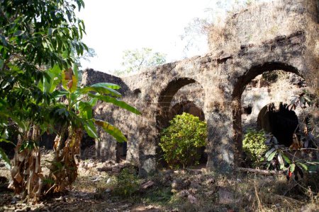 Téléchargez les photos : Église de croix des Miracles, patrimoine mondial de l'UNESCO, Vieux Goa, Velha Goa, Inde - en image libre de droit