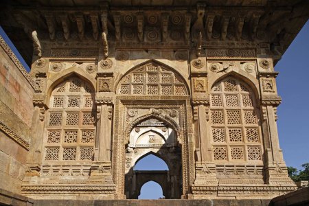 Téléchargez les photos : Jama Masjid, Champaner, Pawagadh, Panchmahal à Baroda, Gujarat, Inde - en image libre de droit