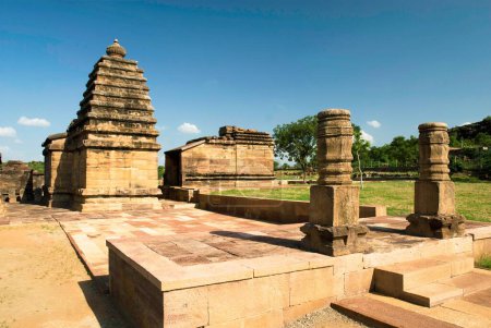 Mallikarjuna temple in Aihole , Karnataka , India
