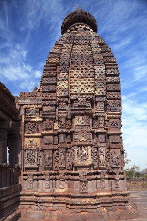 Temple constructed by Maharani Nohala wife of king Yuvraj dev of Kalchuri on Damoh Jabalpur road , village Nohata , Byarama District , Madhya Pradesh , India