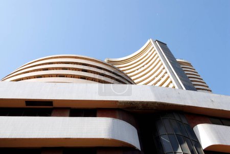 Téléchargez les photos : Bourse de Bombay Bâtiment ESB, Fort, Bombay Mumbai, Maharashtra, Inde - en image libre de droit