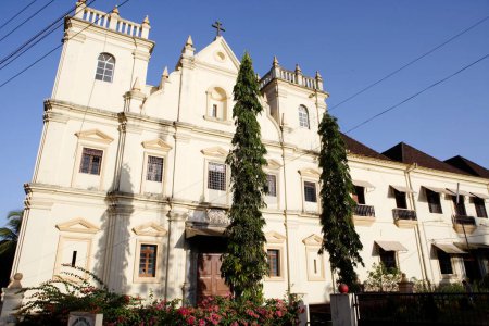 Téléchargez les photos : Église de Saint-Jean de Dieu, site du patrimoine mondial de l'UNESCO, Old Goa, Velha Goa, Inde - en image libre de droit