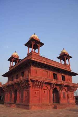 Téléchargez les photos : Diwan _ e _ Khas à Fatehpur Sikri construit pendant la seconde moitié du XVIe siècle, Agra, Uttar Pradesh, Inde Site du patrimoine mondial de l'UNESCO - en image libre de droit