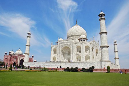 Foto de Taj mahal Séptima Maravilla del Mundo, Agra, Uttar Pradesh, India - Imagen libre de derechos