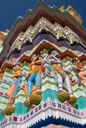 Téléchargez les photos : Mur décoratif du temple Jain de Jakhau, Jakhau, Kutch, Gujarat, Inde - en image libre de droit