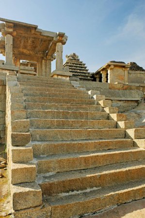 Photo for UNESCO World Heritage site Hampi , Vijayanagar , Dist Bellary , Karnataka , India - Royalty Free Image
