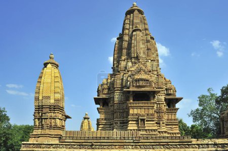 Templos de Khajuraho lakshmana en la India madhya pradesh