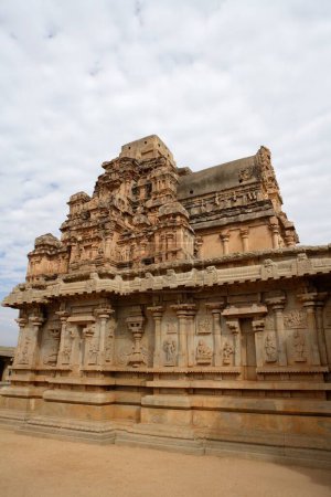Téléchargez les photos : Temple Ramchandra, Hazara Rama, Hampi, Vijayanagar, Patrimoine mondial de l'UNESCO, Plateau Deccan, Hôpital Taluka, District Bellary, Karnataka, Inde - en image libre de droit
