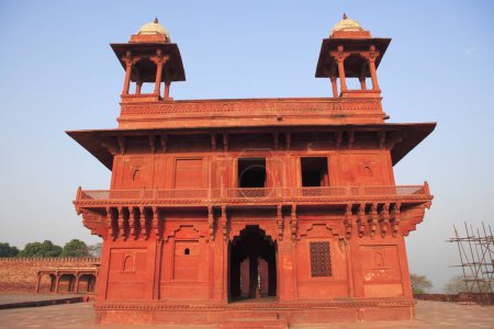 Téléchargez les photos : Diwan _ e _ Khas à Fatehpur Sikri construit pendant la seconde moitié du XVIe siècle, Agra, Uttar Pradesh, Inde Site du patrimoine mondial de l'UNESCO - en image libre de droit