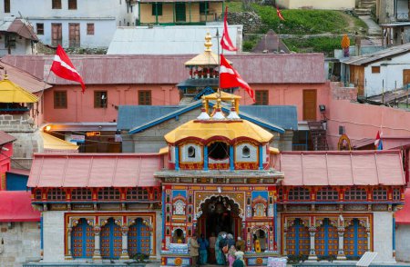 Photo for Badrinath temple Uttarakhand India Asia - Royalty Free Image