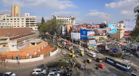 Foto de Brigade Road banglore ciudad en karnataka India - Imagen libre de derechos