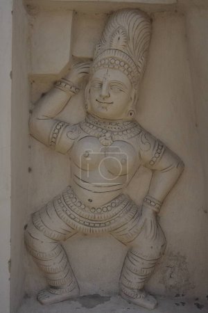Téléchargez les photos : Temple Kailasanatha, architecture du temple Dravidien, période Pallava 7e _ 9e siècle, quartier Kanchipuram, État Tamil Nadu, Inde - en image libre de droit