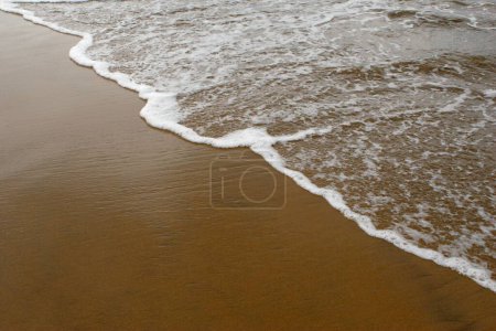 Photo for Surf waves on beach ,Village Bhogwe , Konkan , District Sindhudurga , Maharashtra , India - Royalty Free Image