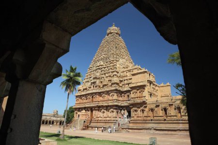 Foto de Brihadishwara templo thanjavur Vishwakarma Tamilnad India - Imagen libre de derechos