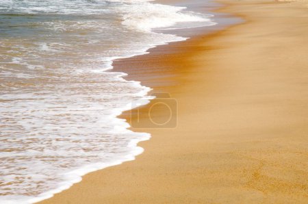 Photo for Waves of sea water Calangute Beach Goa Maharashtra India Asia September 2010 - Royalty Free Image