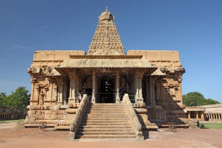Téléchargez les photos : Brihadishwara temple Vishwakarmas tamil nadu Inde - en image libre de droit