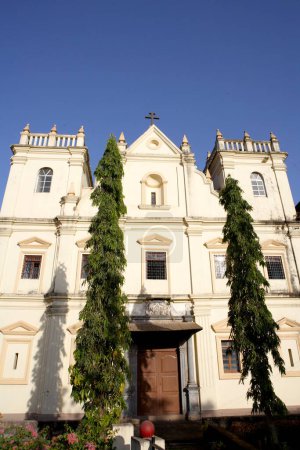Téléchargez les photos : Église de Saint-Jean de Dieu, site du patrimoine mondial de l'UNESCO, Old Goa, Velha Goa, Inde - en image libre de droit
