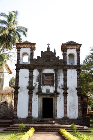 Téléchargez les photos : Chapelle De Sainte Catherine, église construite en 1510 A.D., site du patrimoine mondial de l'UNESCO, vieux Goa, Velha Goa, Inde - en image libre de droit