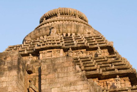 Téléchargez les photos : Temple du soleil du XIIIe siècle Monument du patrimoine mondial, Konarak, Orissa, Inde - en image libre de droit