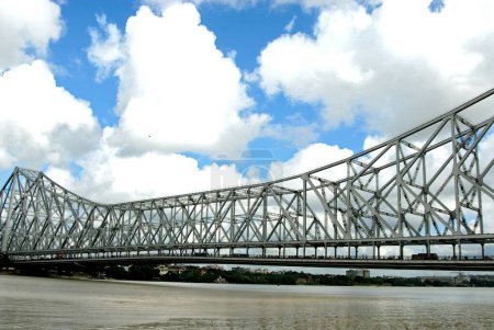 Photo for Howrah Bridge at Calcutta , West Bengal , India - Royalty Free Image