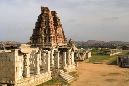 Vithala-Tempel im 16. Jahrhundert, Hampi, Karnataka, Indien
