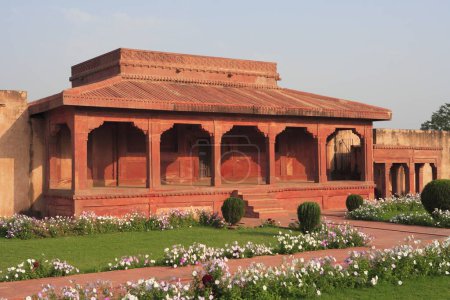 Photo for Diwan_e_Am in Fatehpur Sikri built during second half of 16th century , Agra , Uttar Pradesh , India UNESCO World Heritage Site - Royalty Free Image