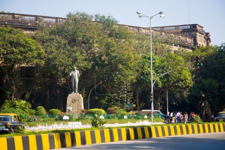 Photo for Statue of Dr. B. R. Alias baba saheeb ambedkar , Bombay , Mumbai , Maharashtra , India 25_12_2009 - Royalty Free Image