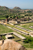 Aerial view of Vithala temple in 16th century , Hampi , Karnataka , India tote bag #708179938