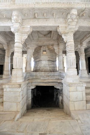 Adinath Jain Temple Ranakpur Rajasthan India Asia June 2010