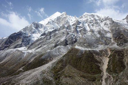 Schneegipfel Gangotri Uttarakhand Indien Asien